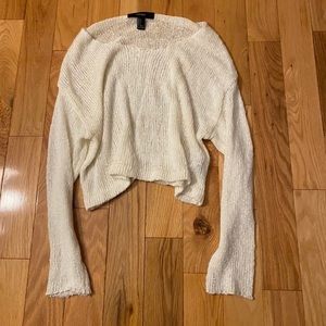 Long sleeve white top